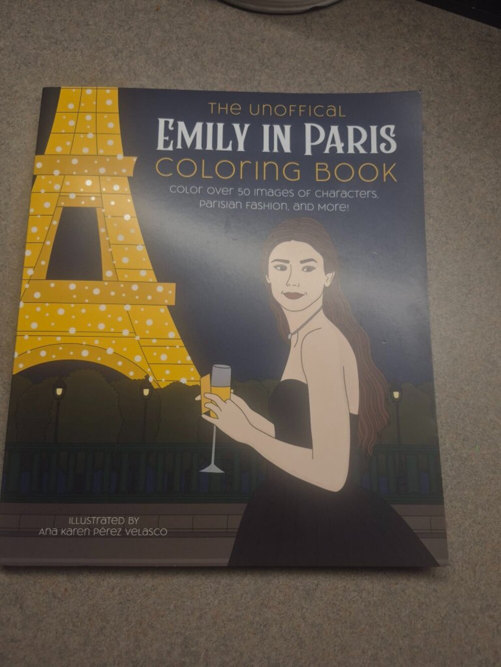 The Unofficial Emily in Paris Coloring Book